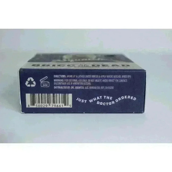 DR. Squatch Bricc of the Dead Soap - 5oz Limited Edition Medium Grit New In Box - Picture 6 of 8